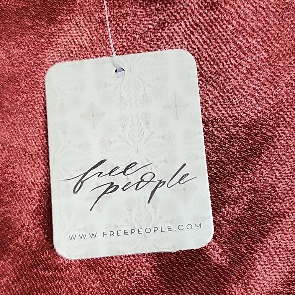 NWT Free People Silky Sunrise Assymetrical Ruffle Skirt - Picture 4 of 5